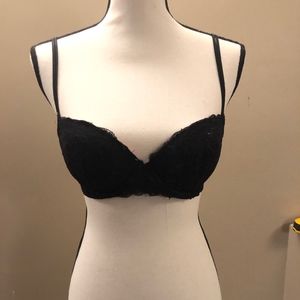 Black Lace Bra
